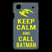 Coque Samsung Galaxy S Keep Calm Call Batman Gris