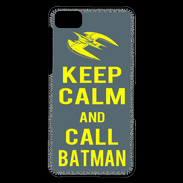 Coque Blackberry Z10 Keep Calm Call Batman Gris