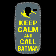 Coque Samsung Galaxy Ace 2 Keep Calm Call Batman Gris