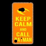 Coque Nokia Lumia 720 Keep Calm Call Batman Orange