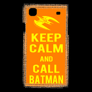 Coque Samsung Galaxy S Keep Calm Call Batman Orange
