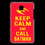 Coque LG Optimus L3 II Keep Calm Call Batman Rouge