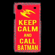 Coque Samsung Galaxy S Keep Calm Call Batman Rouge
