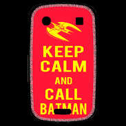Coque Blackberry Bold 9900 Keep Calm Call Batman Rouge