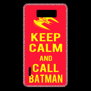 Coque LG Optimus L7 Keep Calm Call Batman Rouge