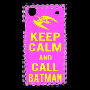 Coque Samsung Galaxy S Keep Calm Call Batman Rose