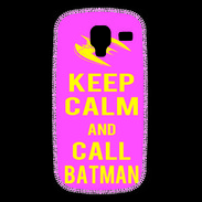 Coque Samsung Galaxy Ace 2 Keep Calm Call Batman Rose