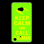 Coque Nokia Lumia 720 Keep Calm Call Batman Vert pomme