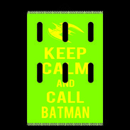 Porte clés Keep Calm Call Batman Vert pomme