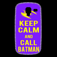 Coque Samsung Galaxy Ace 2 Keep Calm Call Batman Violet