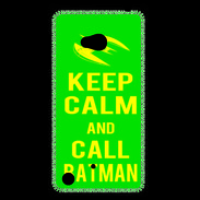Coque Nokia Lumia 720 Keep Calm Call Batman Vert