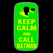 Coque Samsung Galaxy Ace 2 Keep Calm Call Batman Vert