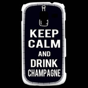 Coque Samsung Galaxy Ace 2 Keep Calm Drink champagne Noir