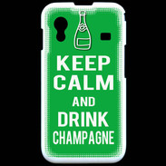 Coque Samsung ACE S5830 Keep Calm Drink champagne Vert