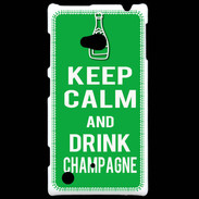 Coque Nokia Lumia 720 Keep Calm Drink champagne Vert