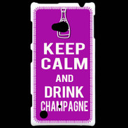 Coque Nokia Lumia 720 Keep Calm Drink champagne Violet