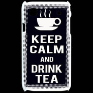 Coque Samsung Galaxy S Keep Calm Drink Tea Noir