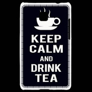 Coque LG Optimus L3 II Keep Calm Drink Tea Noir