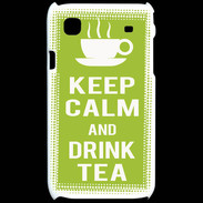 Coque Samsung Galaxy S Keep Calm Drink Tea Vert pomme