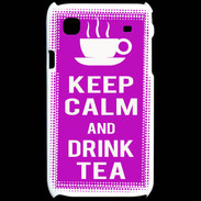 Coque Samsung Galaxy S Keep Calm Drink Tea Violet