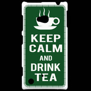 Coque Nokia Lumia 720 Keep Calm Drink Tea Vert