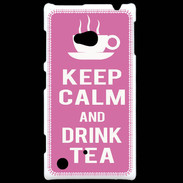Coque Nokia Lumia 720 Keep Calm Drink Tea Rose