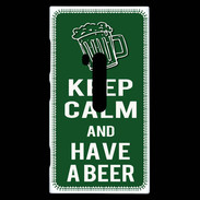 Coque Nokia Lumia 920 Keep Calm Have a beer Vert