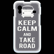 Coque Samsung ACE S5830 Keep Calm Take Road Gris