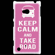 Coque Nokia Lumia 720 Keep Calm Take Road Rose