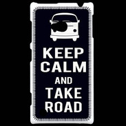 Coque Nokia Lumia 720 Keep Calm Take Road Noir