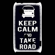 Coque Sony Xperia Typo Keep Calm Take Road Noir