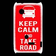 Coque Sony Xperia Typo Keep Calm Take Road Rouge