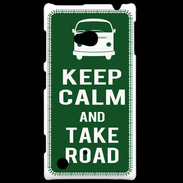 Coque Nokia Lumia 720 Keep Calm Take road Vert