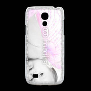 Coque Samsung Galaxy S4mini Bébé ailes d'ange rose