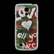 Coque Samsung Galaxy S4mini Love is all you need