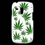 Coque Samsung Galaxy S3 Mini Feuille de cannabis sur fond blanc