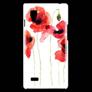 Coque LG Optimus L9 Dessin de coquelicot