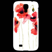 Coque Samsung Galaxy S4 Dessin de coquelicot