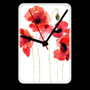Grande pendule murale Dessin de coquelicot