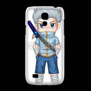 Coque Samsung Galaxy S4mini Chibi style illustration of a superhero 2