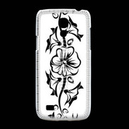 Coque Samsung Galaxy S4mini Tatouage de fleurs 5