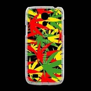 Coque Samsung Galaxy S4mini Fond de cannabis coloré