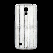 Coque Samsung Galaxy S4mini Aspect bois blanc vieilli