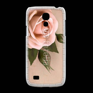 Coque Samsung Galaxy S4mini Rose rétro 