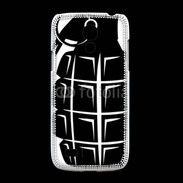 Coque Samsung Galaxy S4mini Grenade noire