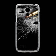 Coque Samsung Galaxy S4mini Impacte de balle dans une vitre