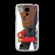 Coque Samsung Galaxy S4mini Fusil de chasse et couteau