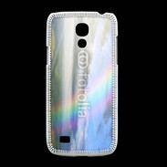 Coque Samsung Galaxy S4mini Arc en ciel à la montagne