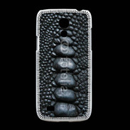 Coque Samsung Galaxy S4mini Effet crocodile noir