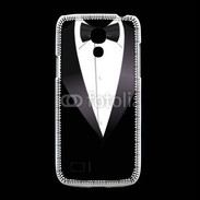 Coque Samsung Galaxy S4mini Illustration smoking noir